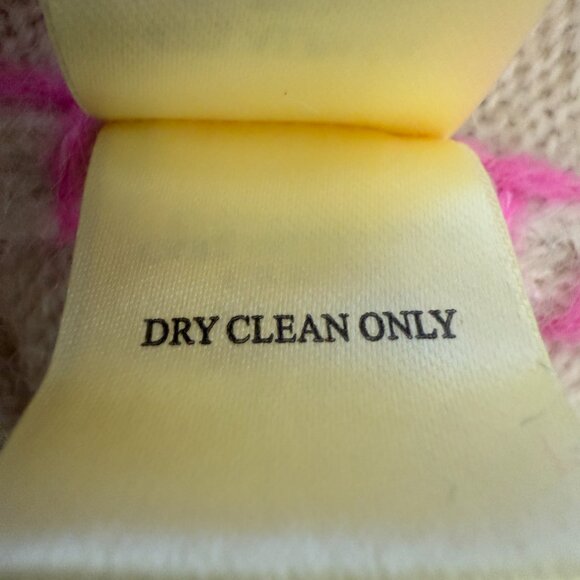 Dylan Harper Sweater Pullover Women's Small Tan Pink Knit Alpaca Wool Crewneck - Picture 14 of 14